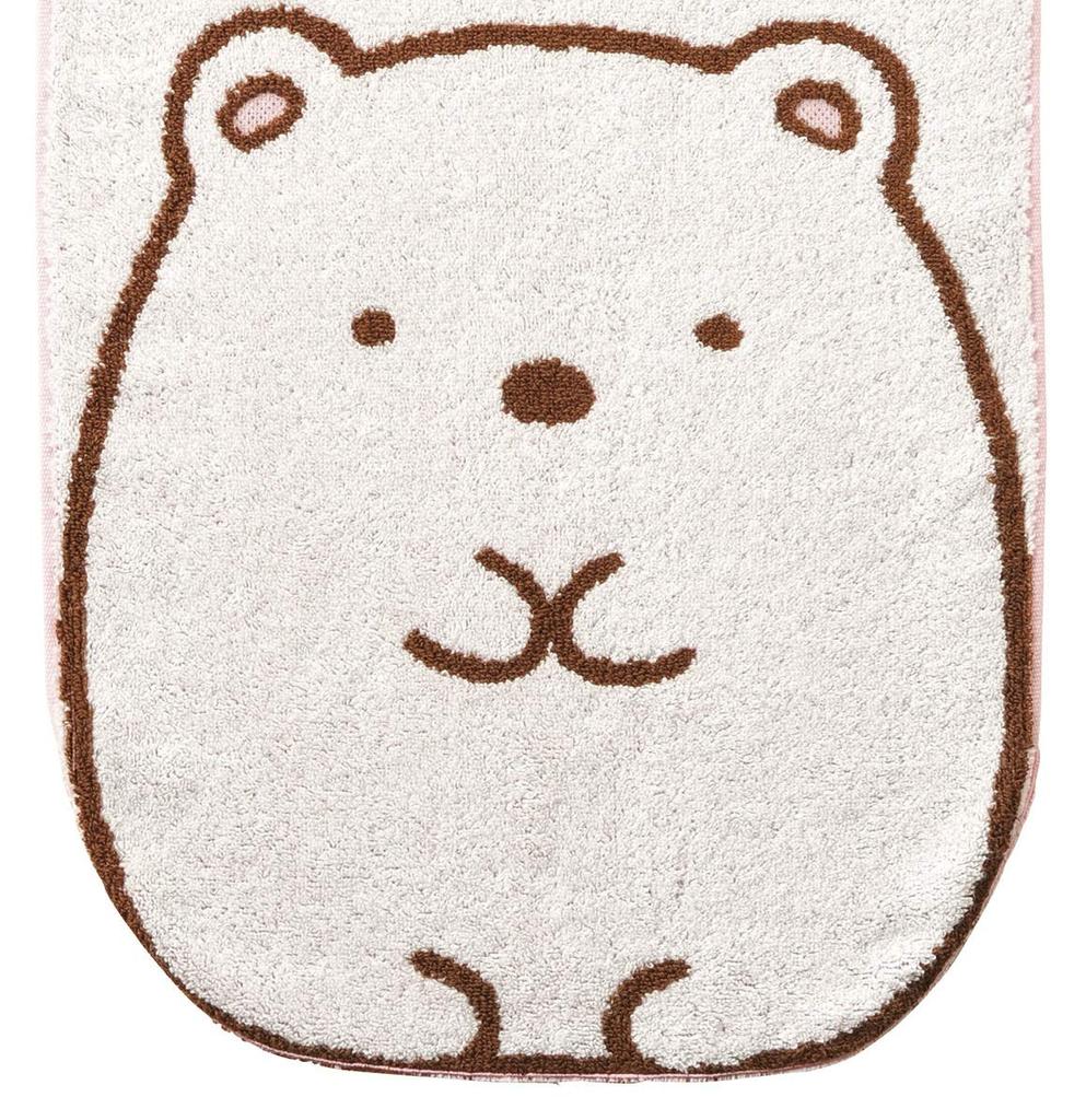 Marushin Sumikko Gurashi Face 34 X Polka Dot Polar Bear 6575009900 Towel, 80cm, Design, 100% Cotton,