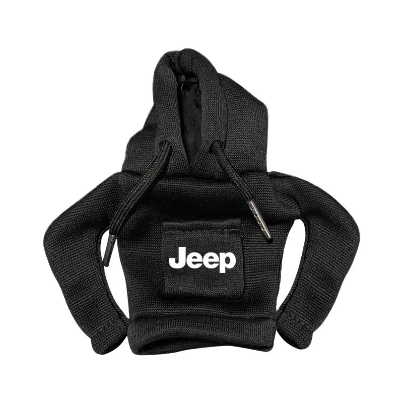 1Pcs Car Gear Lever Hood Small Sweater Decoration Gear Lever Hoodie Car Styling For Jeep Renegade Wrangler JK Grand Cherokee WJ Willys Compass Command