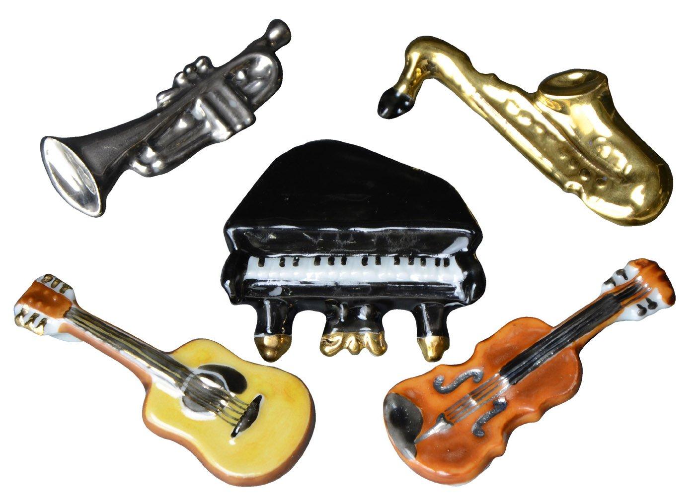 

Kyoyaki Kiyomizuyaki Hozan Chopstick Rest Set of 5 Harmony HHH569