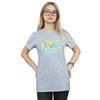 Disney Womens/Ladies Tinker Bell Wording Infill Cotton Boyfriend T-Shirt