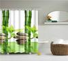 Forest Trees Printed 3D Bath Curtains Waterproof Polyester Fabric Washable Bathroom Shower Curtain Screen With Hooks Accessories