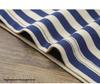 Vintage Sailor Striped Cotton Polo Shirt for Men - Summer Short Sleeve Turn-Down Collar