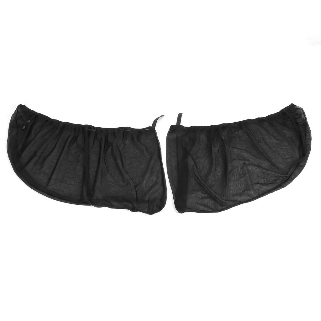 2 Buc. Parasolar Geam Auto Protecție UV Plasă Anti-Țânțari pentru Geam Lateral Față