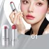 Silver Tube Blush Stick Moisturizing Haze Lips and Cheeks Dual-purpose Blush Cream Color Showing Natural Matte Solid Blush Creams Rouge Lipstick 7g
