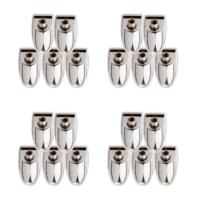 20 X Drum Hooks Clamp Snare Drum Lugs for Drum Set Kit Parts Jazz Drum Set Kit Percussion Replacement Parts