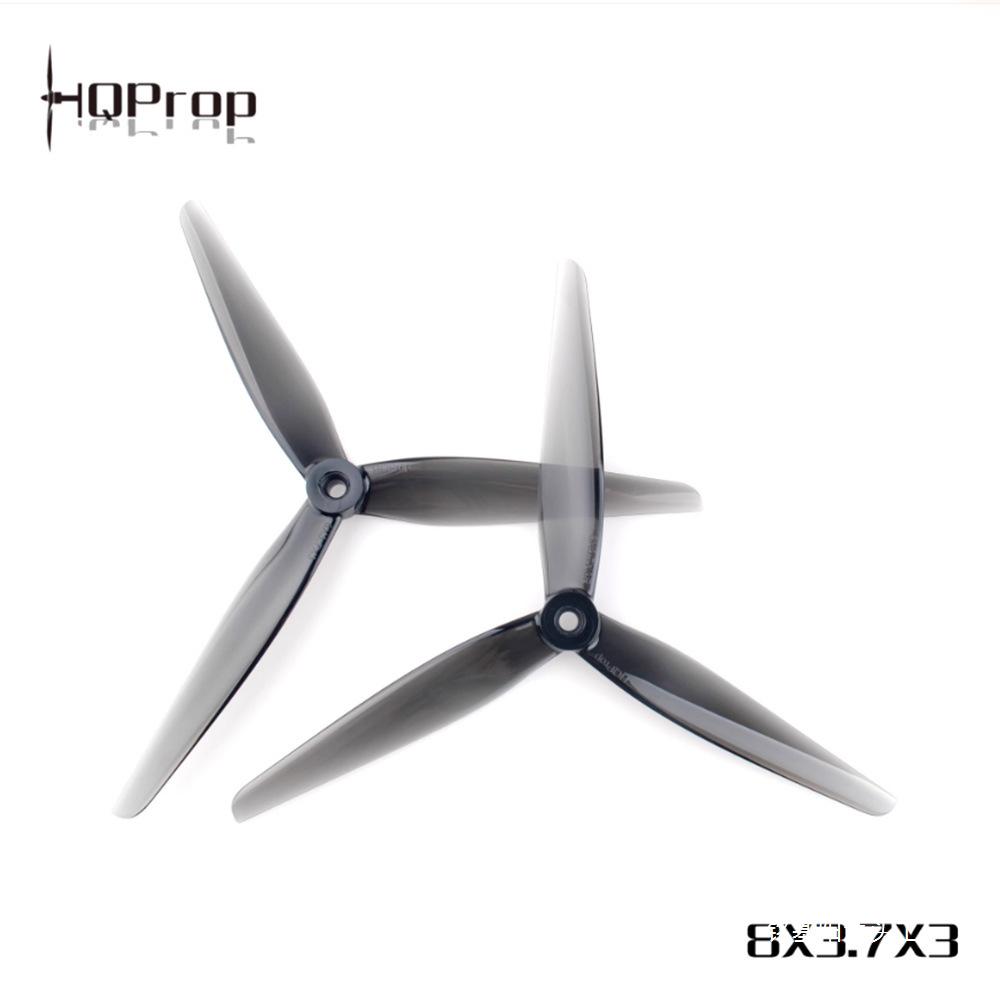 8" HQProp Three-Blade FPV Racing Drone Propeller - Forward/Reverse Blade Pitch
