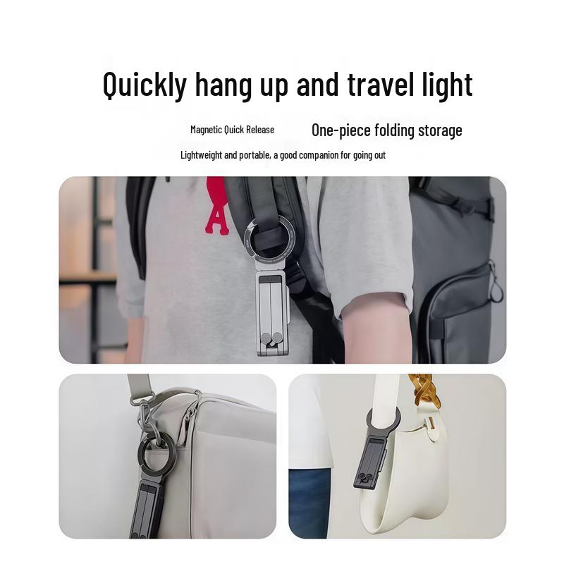 Multifunctional Magnetic Phone Case with Climbing Buckle, Camera Shooting Mount, and Portable Live Streaming Tripod