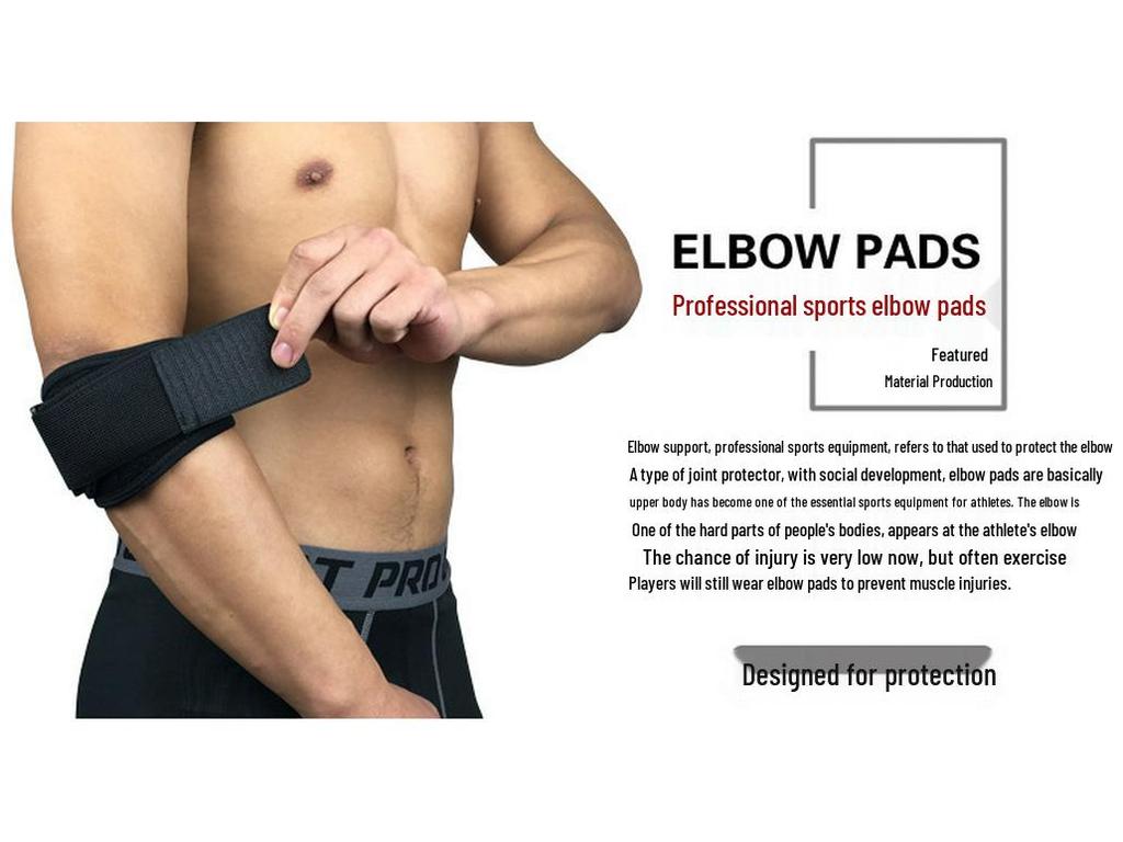 Xukang Unisex Sports Compression Elbow Brace – Breathable Support for Basketball, Tennis, and Badminton