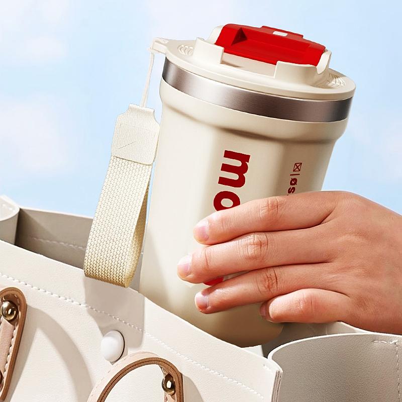 14oz/400ml Thermos Mug 316 Stainless Steel Coffee Cup Portable Thermal Water Cup Tumbler Double Wall Flask Insulated Coffee Mug