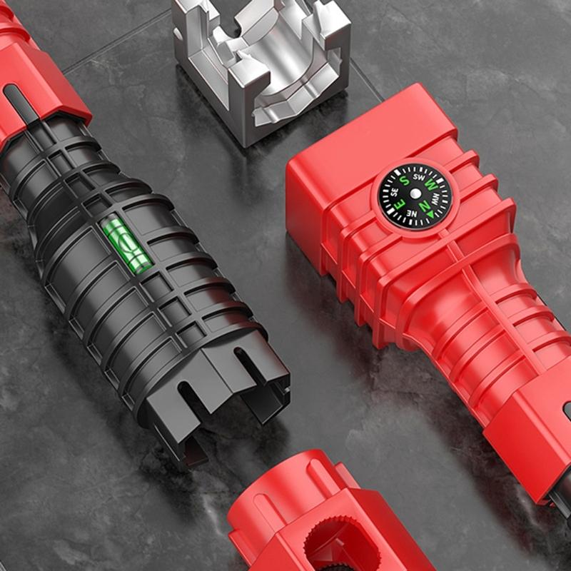 24 In 1 Faucet and Sink Installer Wrench Multipurpose Basin Wrench Plumbing Tool for Bathroorm Kitchen Flume Wrench