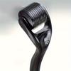 1pc Stainless Steel Black Facial Roller,0.25mm Precision Massager, Gentle Exfoliating Tool, Ideal Gift for Skincare Daily Use