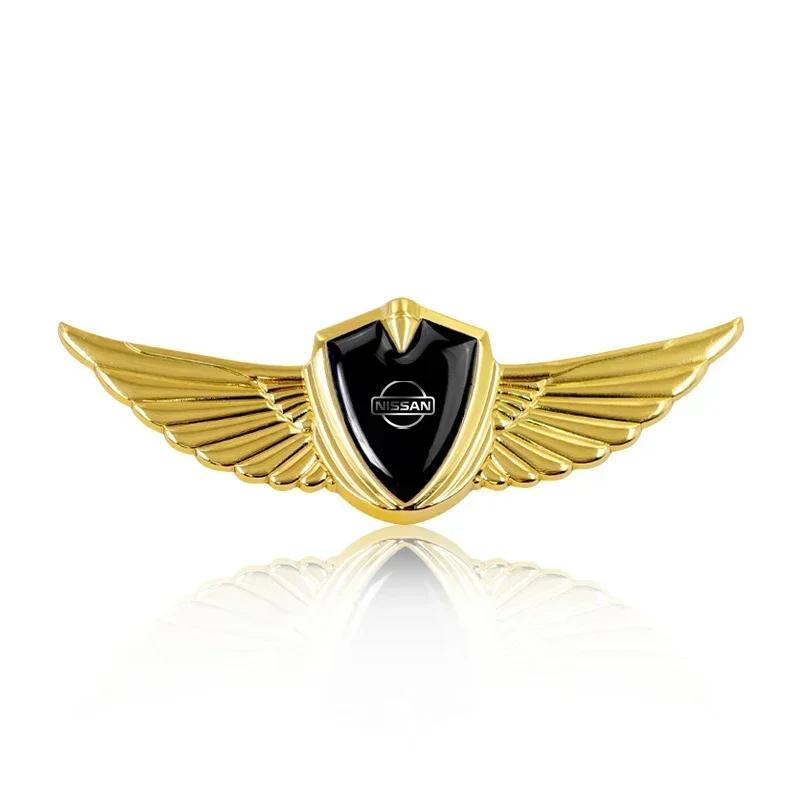 

Car Styling 3D Metal Wings Trunk Side Window Body Sticker Decal For Nissan Nismo Juke Note Versa Almera X-Trail Xterra Qashqai