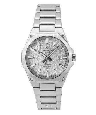 Edifice Analog Stainless Steel Silver Dial Quartz EFR-S108DE-8AV 100M Men's Watch