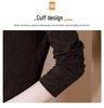Elegant Retro Lace High-Neck Long Sleeve Women's T-Shirt for Spring
