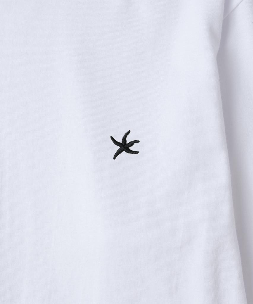 THE COLDEST MOMENT Tcm Starfish Mini Logo Long Sleeve (White)