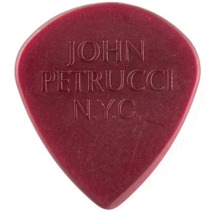 Dunlop 518RJPRD John Petrucci Primetone Pick Red lot de 12 médiators