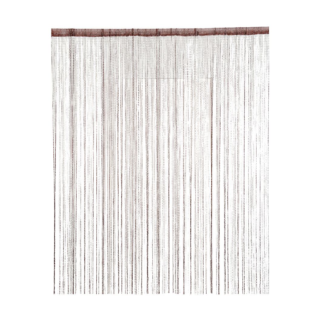 

Современные панели-занавеси из нитей, разделитель для гостиной, тюлевые сетчатые занавеси кофейный