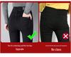 Women's High-Waisted, Slimming, Plus Size, Fleece-Lined Winter Jeans - Korean Style, Elastic Slim-Fit, Trendy Small Leg Pants