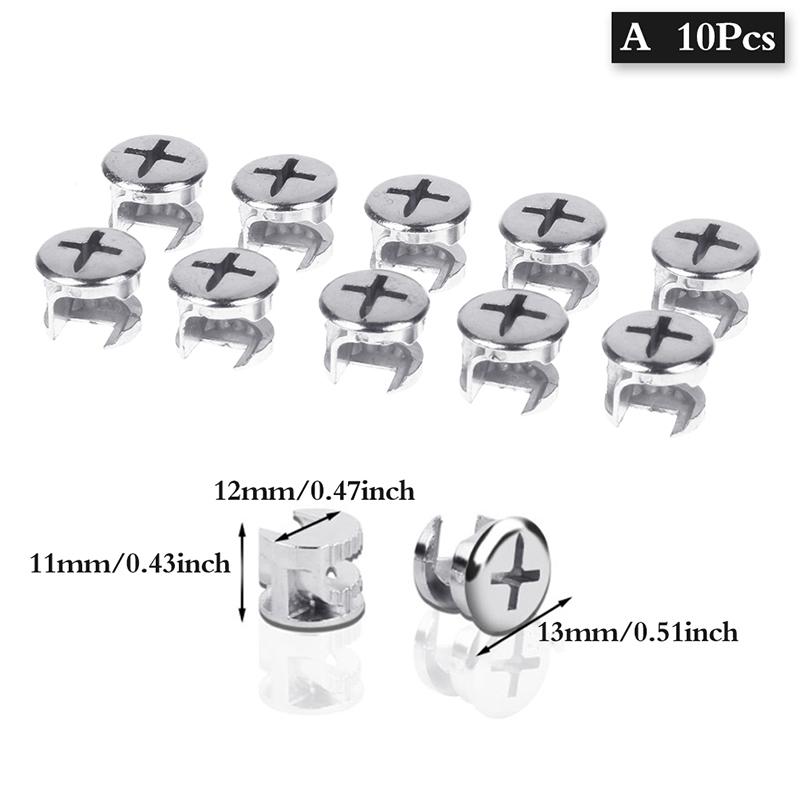 

10 шт. утолщение три в одном разъем эксцентриковое колесо / оборудование / разъем