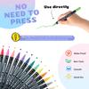 12/24/36/48 Colors Dual Tip Acrylic Paint Pens Markers  for Wood Canvas Stone Rock Painting Glass Ceramic Surfaces DIY Crafts