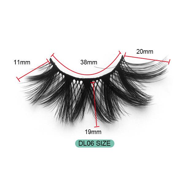 6D Chemical Fiber False Eyelashes 8 Pairs Of Simulated Thick Natural Thick Grafted Eyelashes