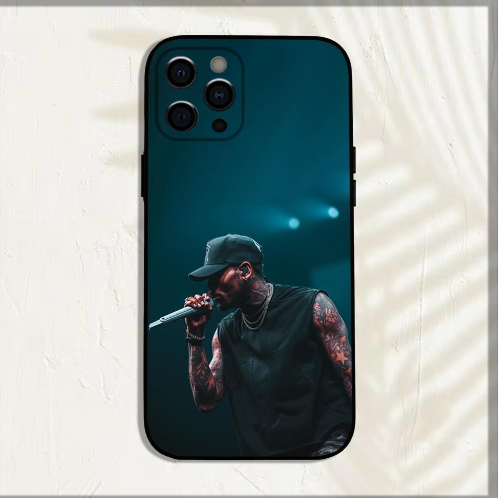 American Rapper C-Chris Brown Phone Case For iPhone 16,15,14,13,12,11,Pro,X,XS,Max,XR,Plus,Mini Soft Black Cover