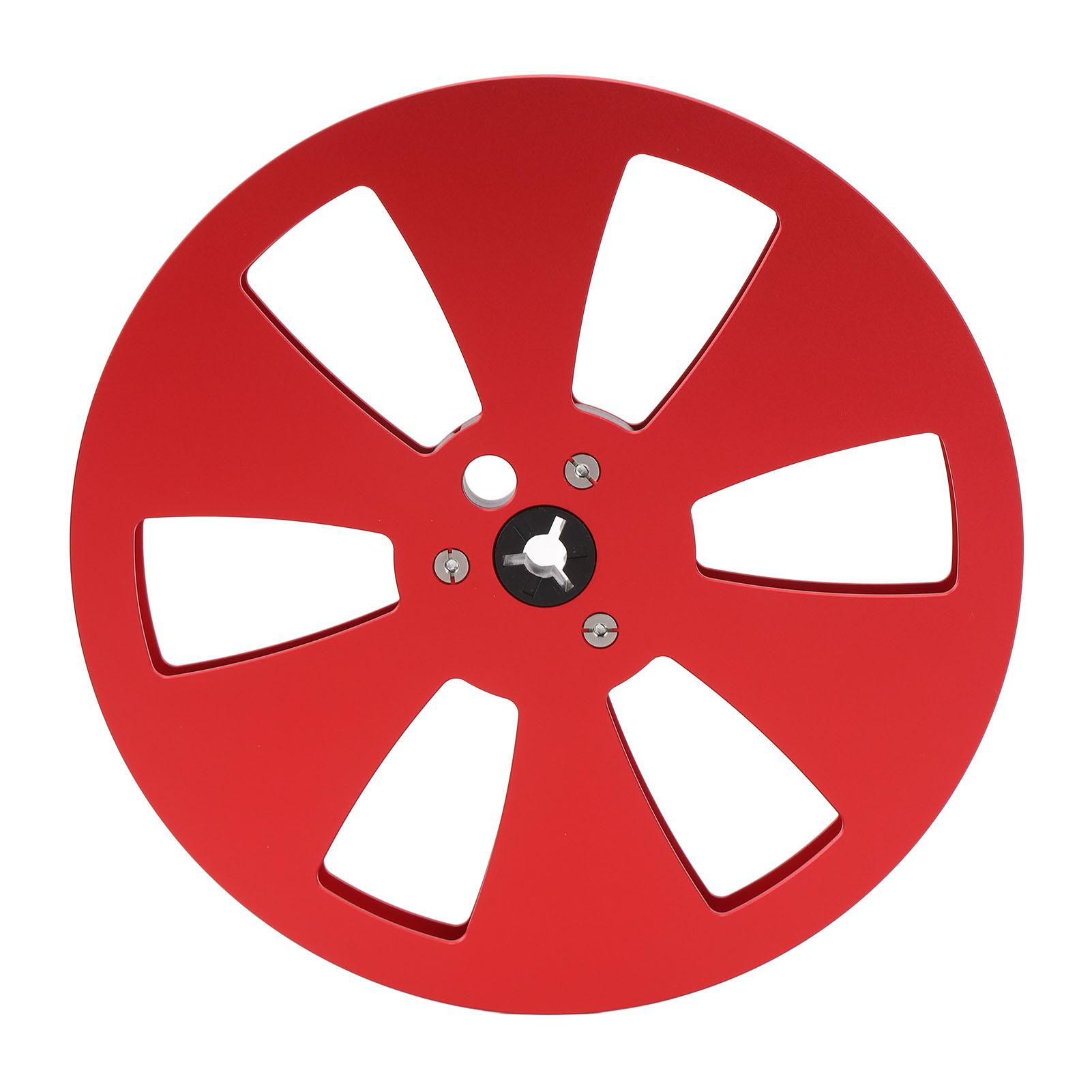 

1/4 7-дюймова порожня бобіна для стрічки, 3 отвори, алюмінієвий сплав, універсальна придатна відкрита котушка, звук, порожня намотувальна котушка для Red Black