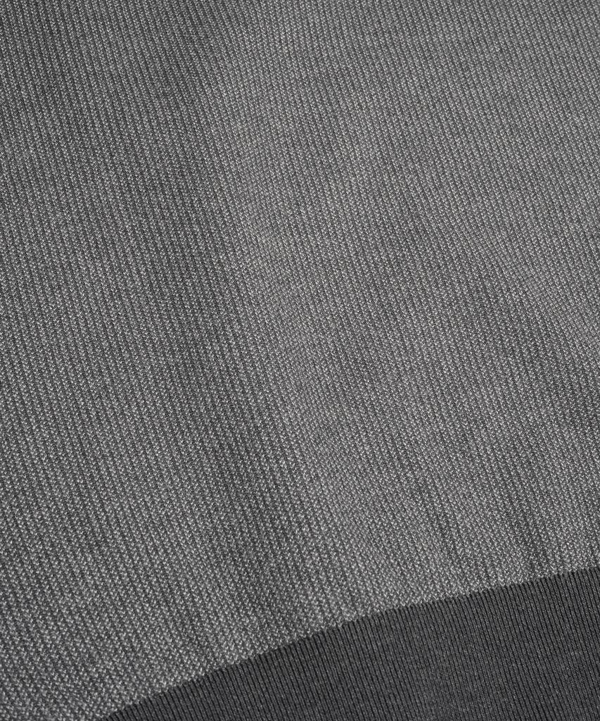 BIRBANTE Soft Washable Two-Tone Collared Knit - Gray