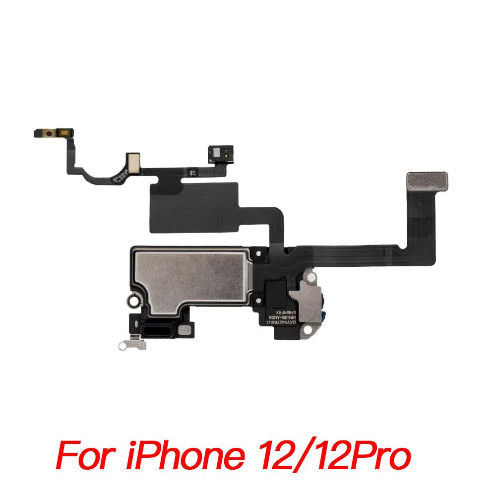 Ear Speaker Flex Cable Replacement For iPhone X XR XS 11 12 Mini Pro Max Ear Piece Upper Loudspeaker Light Sensor Microphone