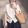 Summer Thin Foreign Style White Loose Large Size Women's Shirt New Shirt Fashion