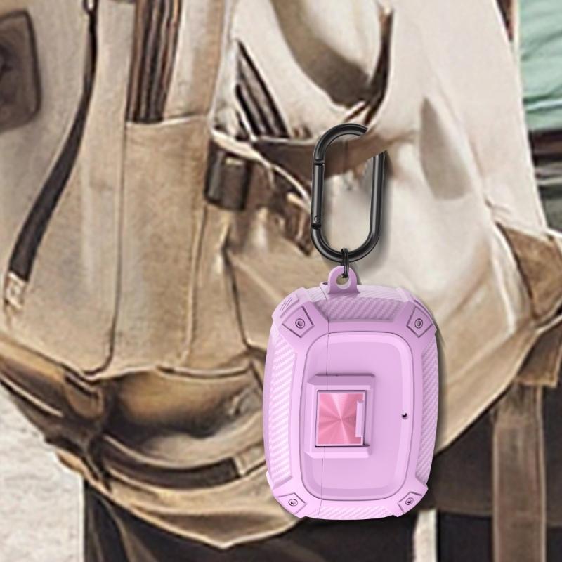 Durability TPU Carbon Fiber Cover for Studio Buds/+ Earbuds AntiShock Shell with Easy Access Charging Port Shell