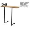 Wall Mounted Towel Holder with Wood Shelf Strong Load-bearing Easy To Install Multi-functional Bathroom Towel Rack Storage Holder