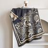 Art sense retro jacquard double-sided shawl scarf imitation cashmere fringed edge autumn and winter with coat atmosphere wear