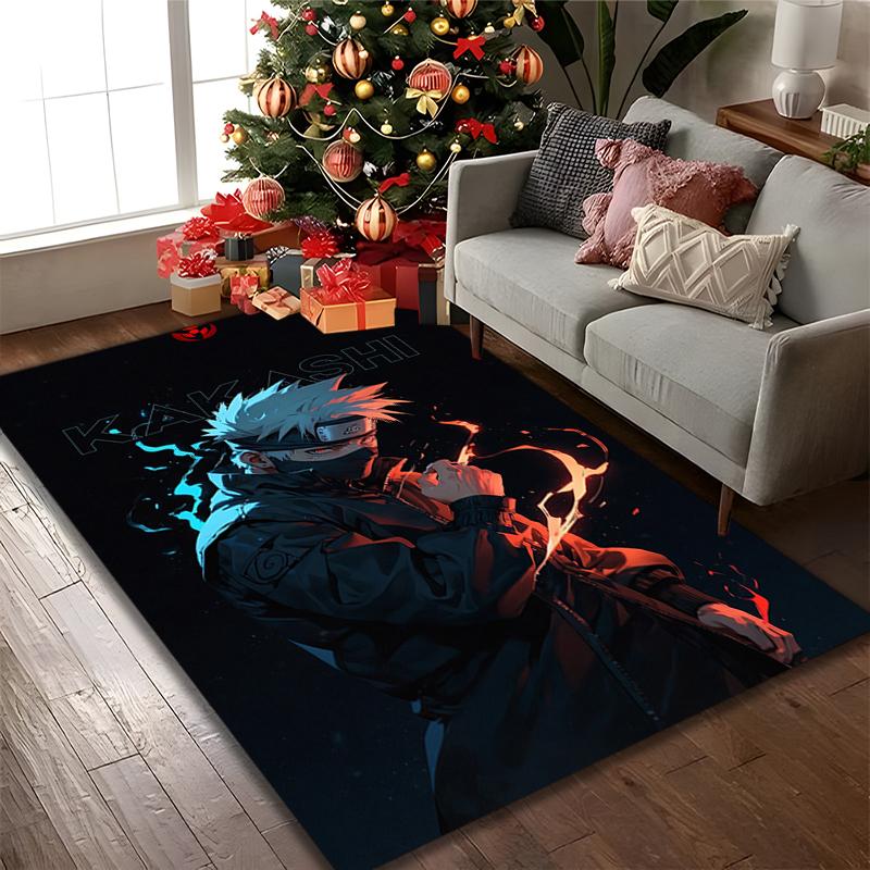 1pc naruto Rug, Digital Printed Home Chair Sofa Mat, Durable Office Area Carpet, Beautiful Festival Decorations