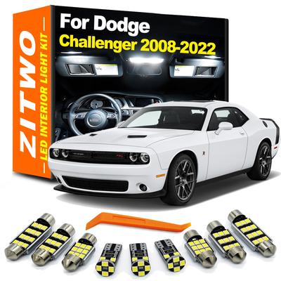 ZITWO 13Pcs LED Interior Dome Reading Door Light Bulb Kit For Dodge Challenger 2008- 2017 2018 2019 2020 2021 2022 Accessories