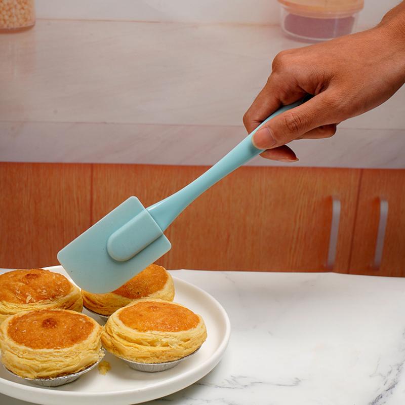 3Pcs/Set Cream Scraper Diy Bread Cake Butter Spatula Oil Brush Mixer Silicone Spatula Kitchen Baking Tool Non-Stick Kitchen New