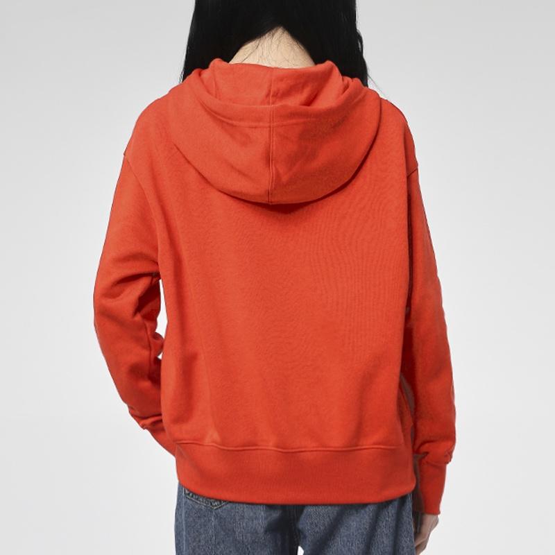 Nike Sweatshirts Women's Red Hooded Moderate Other CZ8621-675