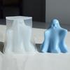 Halloween Soap Molds Candle Moulds Ghost Shaped Silicone Crafts Mould Silicone Material Gift for DIY Hand-Making Lover