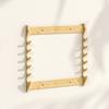 Bamboo Fishing Rod Storage Rack Wall Mounted Space Saving Fishing Rod Display Rack Large Capacity Fishing Rod Holder
