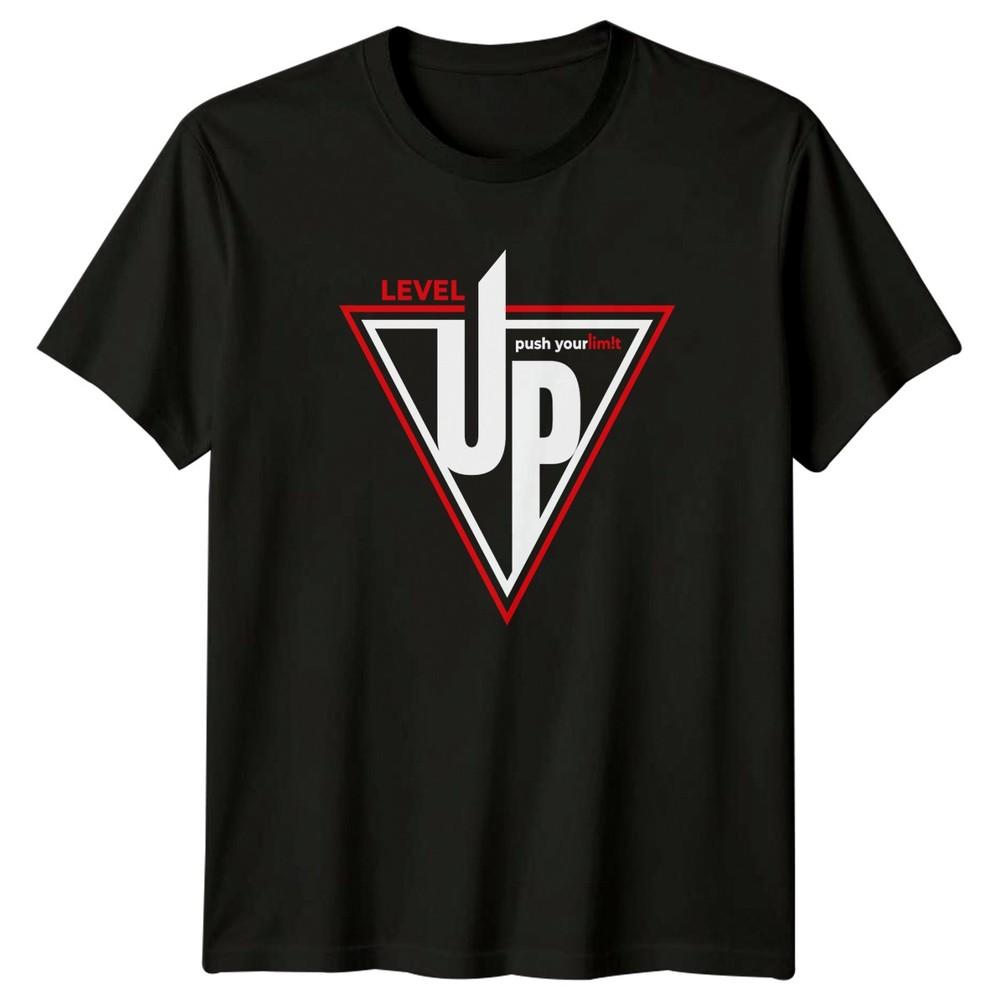 Level Up Push Your Limit TShirt Fitness Motivation Birthday Gift For Him