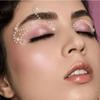 Samolepka tetování Třpytky Diamantový make-up Oční linky Oční stíny Samolepka kamínků na obličej Šperky Oči Make-up Crystal Samolepky