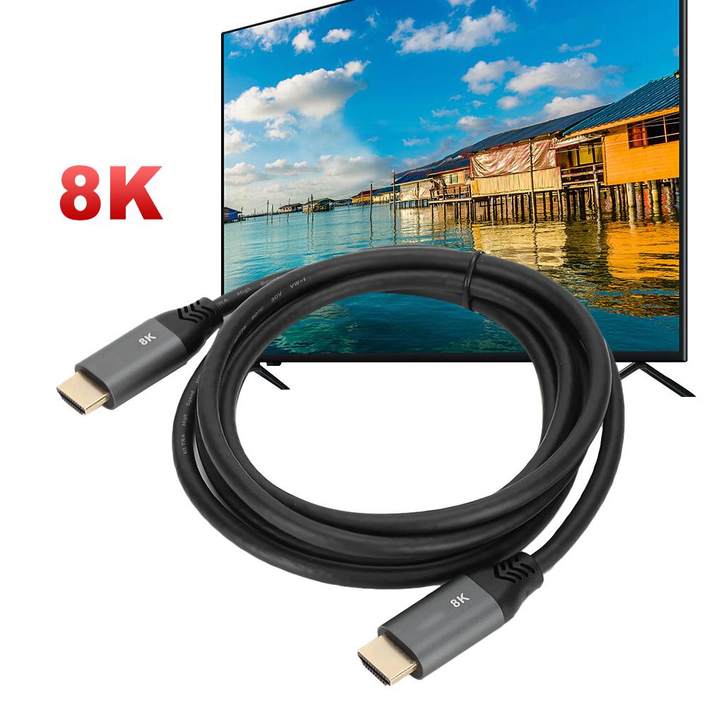 6.6ft HDMI to HDMI 8K Digital 60Hz Line Audio Video Projection Connection Cord for TV Computer