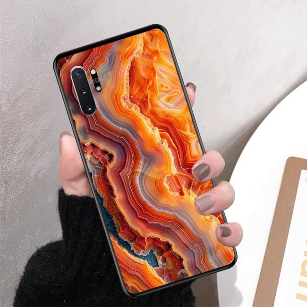 Marble Agate Pattern Phone Case For Samsung Note 8 9 10 20 Pro Plus Lite M 10 11 20 30 21 31 51 A 21 22 42 02 03