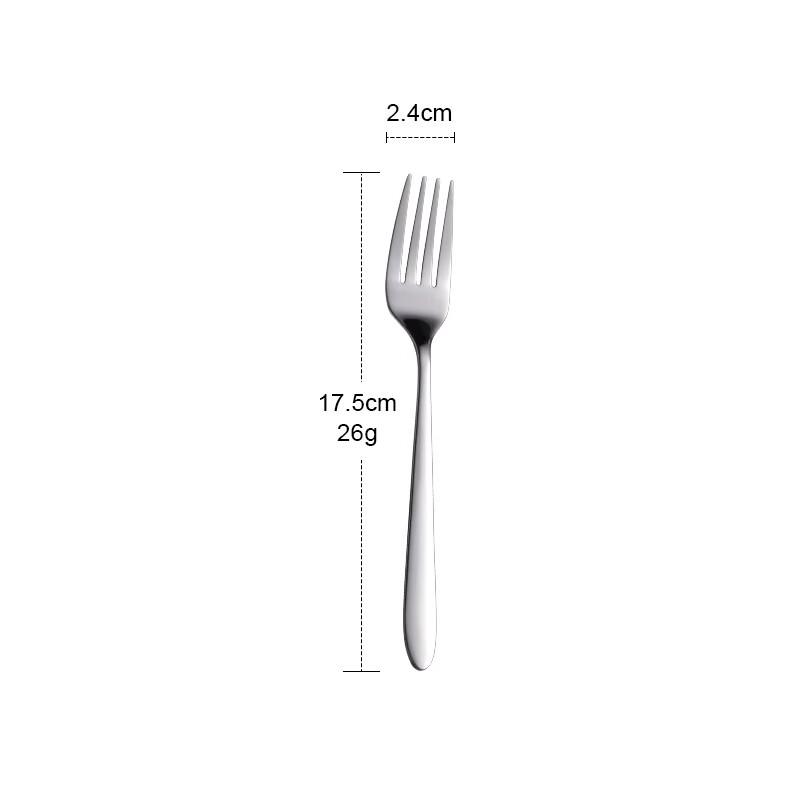 Qianxing Stainless Steel Pointed Handle Western Cutlery