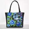 Borsa a Spalla da Donna Ricamata con Fenice Etnica Borsa Casual in Tela Ricamata Borse da Donna