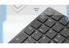 JOMAA 2.4G Wireless Rechargeable Compact Silent Keyboard for Office Use