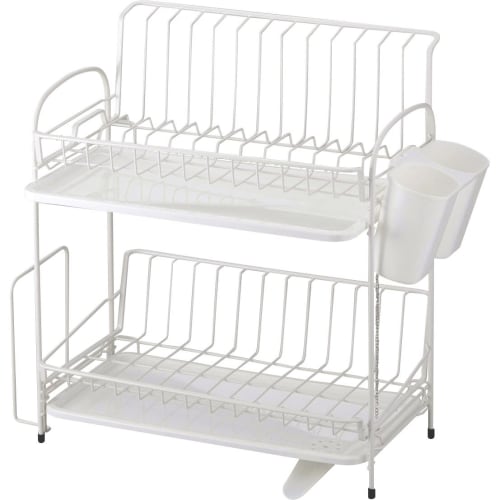 Wahei Freiz Iron Dish Drainer Basket, 2-Tier, Slim, Brand, RG-0237