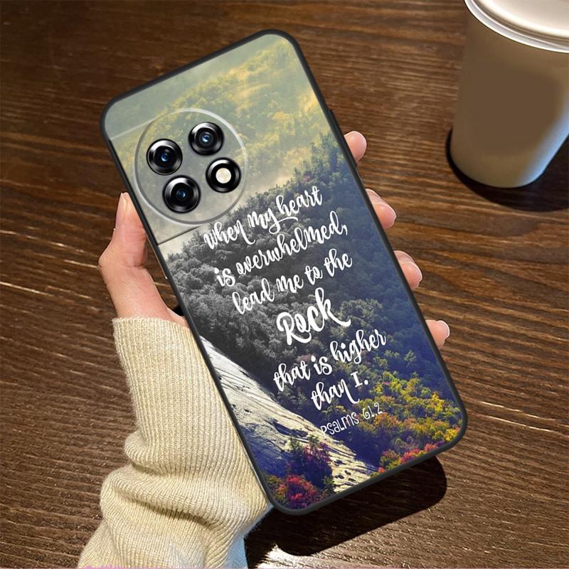 Christian Psalms For OnePlus Nord CE 5 2 3 4 Lite N20 N30 Case For OnePlus 15 R 13 12 11 8T 10T 13T 12R 13R