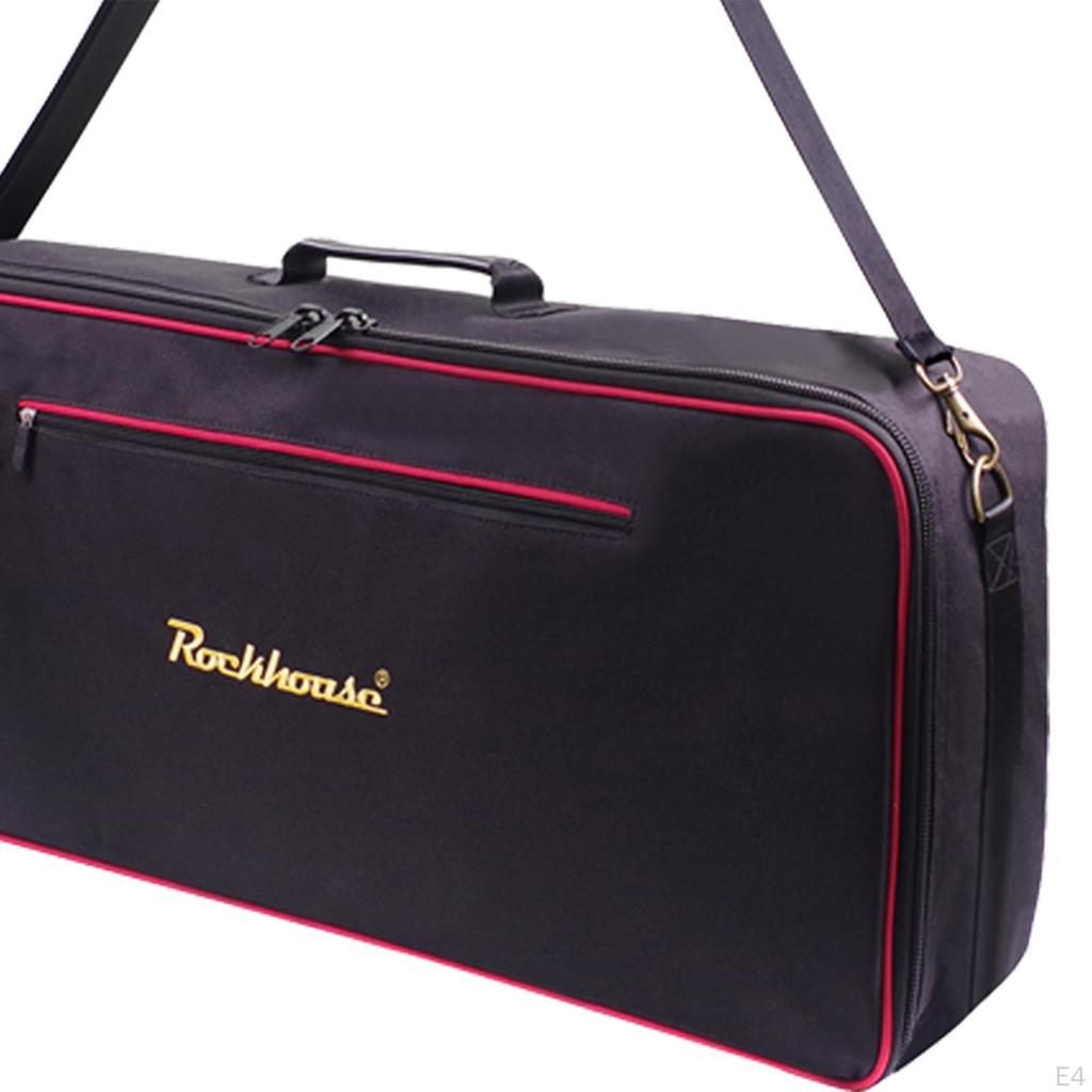 Guitar Pedal Board case Portable Travel Bag, Lightweight Durable Adjustable Utility Carrying