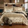 Wedding Bedding European Jacquard Quilt Set Three-Piece American Bed Sheet Embossing